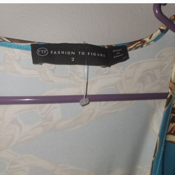 NWOT FASHION TO FIGURE 2 CHAIN PRINT BODYSUIT - Picture 5 of 5